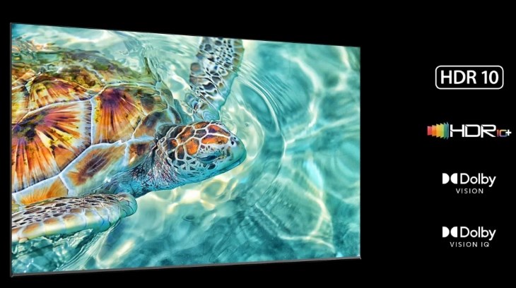 Google Tivi QLED TCL 4K 55 inch 55C745 có màn hình QLED tái tạo hình ảnh độ phân giải 4K sắc nét