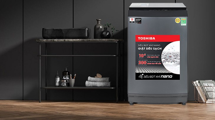 Máy giặt Toshiba Inverter 13 kg AW-DUM1400LV (MK) có khối lượng giặt 13kg, đáp ứng tốt nhu cầu giặt giũ của gia đình có từ 7 thành viên trở lên