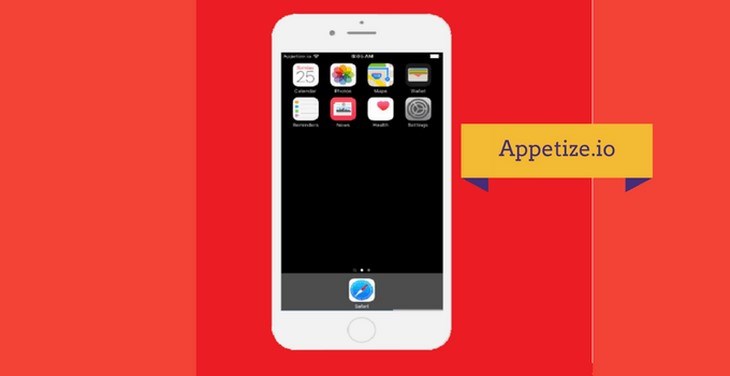 Phần mềm giả lập iOS - Appetize.Io