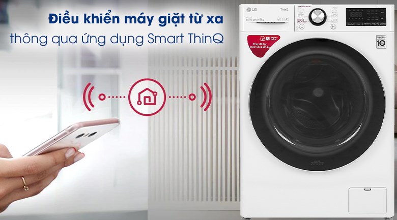 Thế hệ máy giặt mới được trang bị công nghệ Smart ThinQ của LG