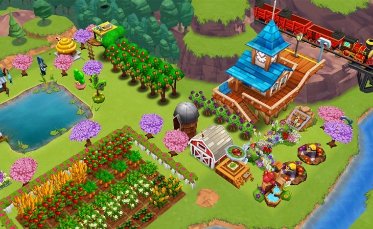 Farm Story 2 có đồ họa đẹp mắt và giao diện thân thiện