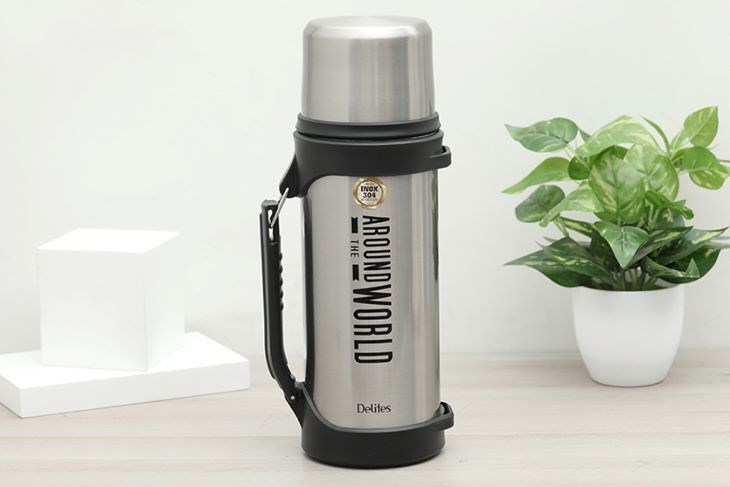 Bình giữ nhiệt inox 1500 ml Delites H21 Bạc 