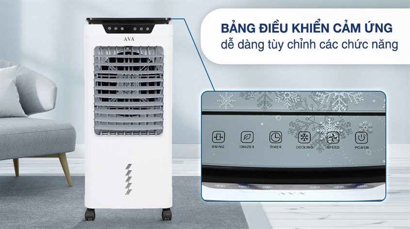 Quạt điều hòa AVA RPD-80 có thể hẹn được giờ tắt tự động