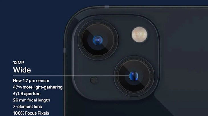 iPhone 13 có hệ thống camera kép chụp ảnh chất lượng và tạo ra bức ảnh nghệ thuật