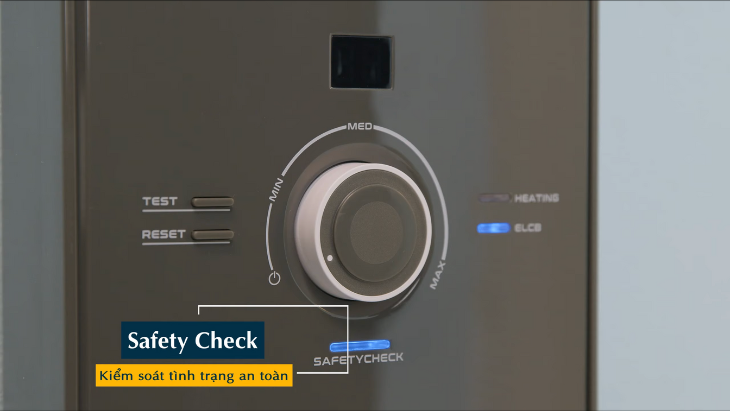 Máy nước nóng trực tiếp Ariston 4500W AURES PREMIUM+ 4.5P - Đèn safety check