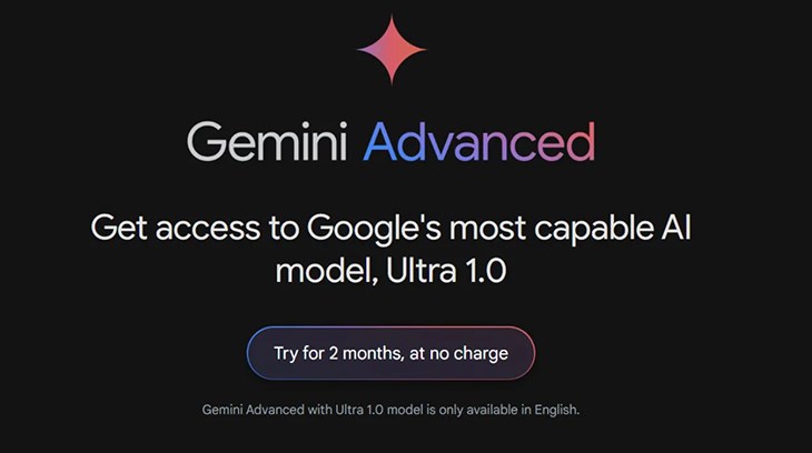 Gemini Advanced mang lại nhiều tính năng đặc biệt với mức giá 20 USD/tháng