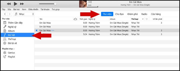 Phần mềm iTunes cho phép bạn cài đặt nhạc chuông cho Iphone