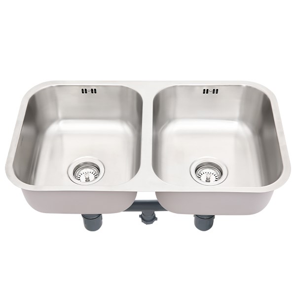 Chậu rửa chén 2 ngăn inox Hafele HS20-SSN2R90S (567.20.506)