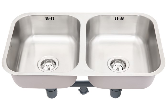 Chậu rửa chén 2 ngăn inox Hafele HS20-SSN2R90S (567.20.506)