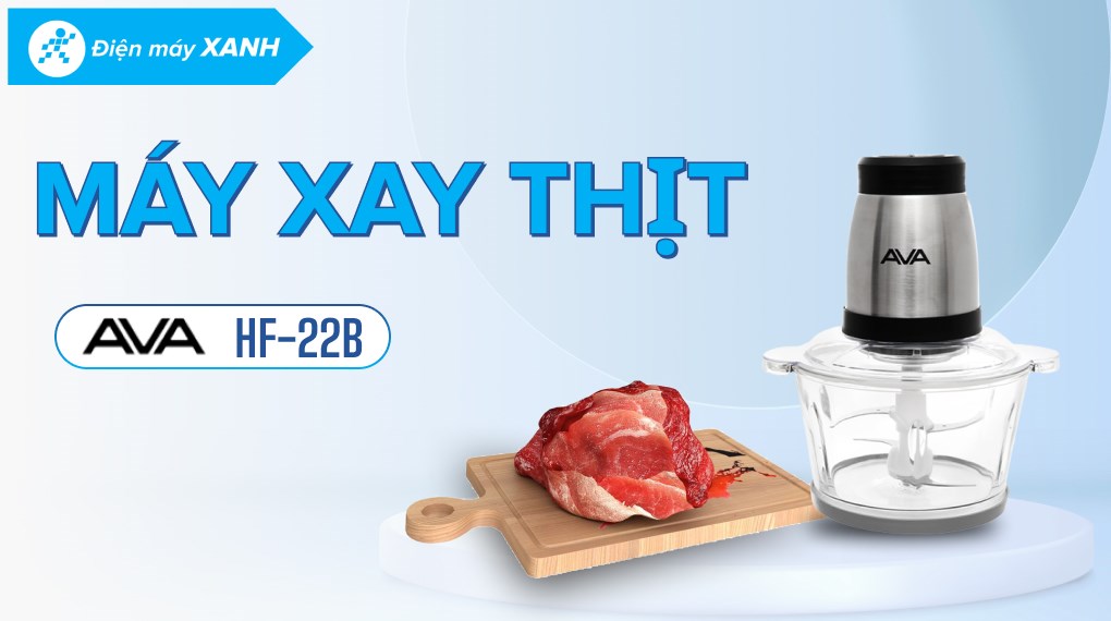 Máy xay thịt đa năng AVA HF-22B 300W 1.8 lít