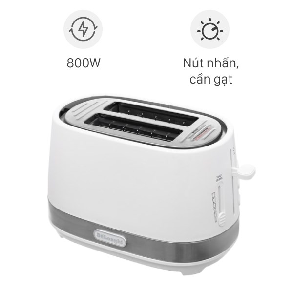 Máy nướng bánh mì Delonghi CTLA2103.W