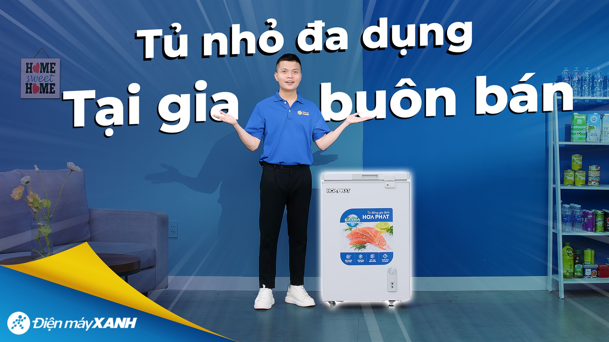 Tủ đông Hòa Phát 107 lít HPF AN6107