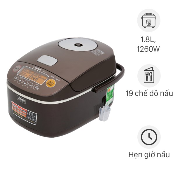 Nồi cơm điện cao tần Zojirushi 1.8 lít NP-BSQ18V-TA