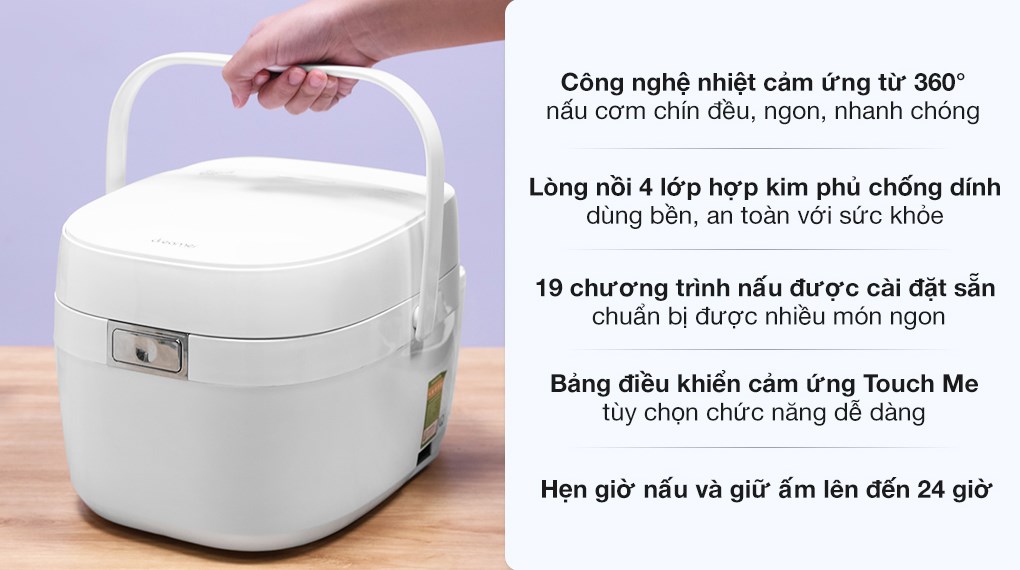 Nồi cơm cao tần Dreamer 1.5 lít DR-IH15W