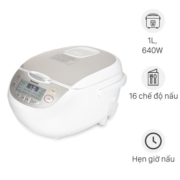 Nồi cơm điện tử Panasonic 1 lít SR-CP108NRAM