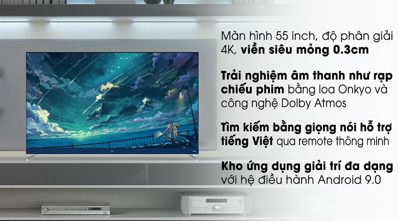 Android Tivi TCL 4K 55 inch L55C8