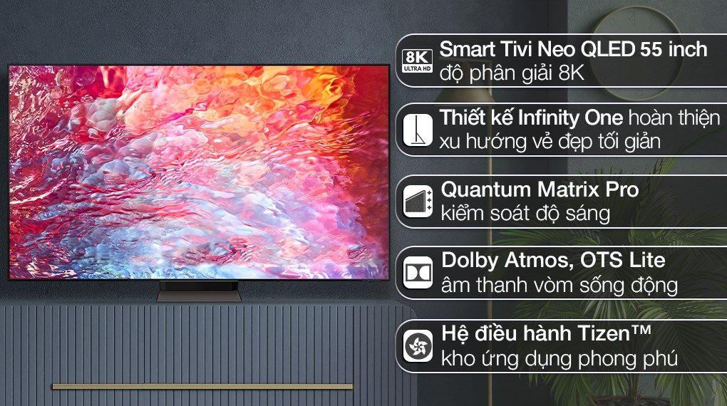 Smart Tivi Neo QLED 8K 55 inch Samsung QA55QN700B