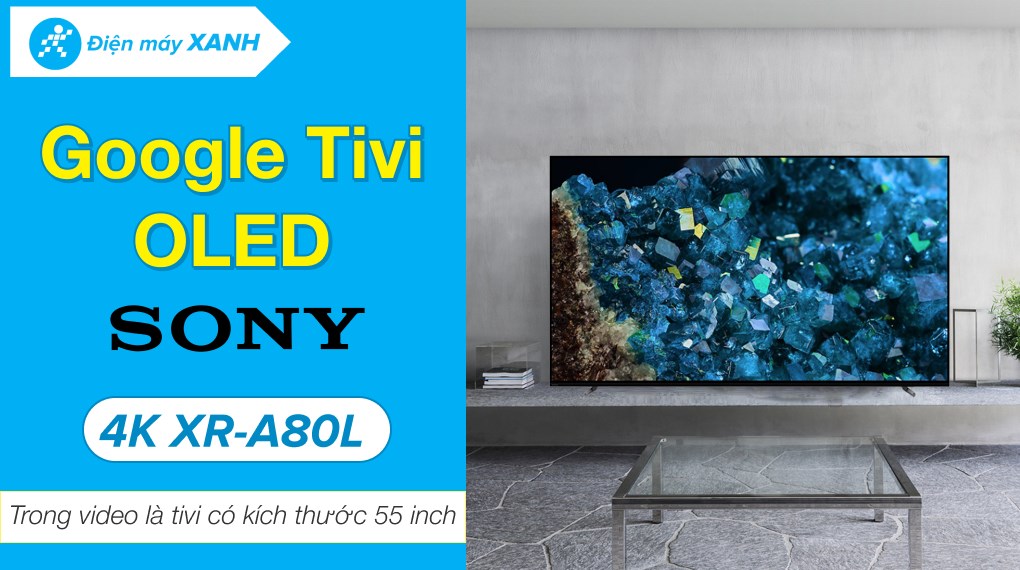 Google Tivi OLED Sony 4K 77 inch XR-77A80L