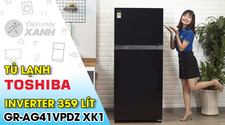 Tủ lạnh Toshiba Inverter 359 lít GR-AG41VPDZ XK1