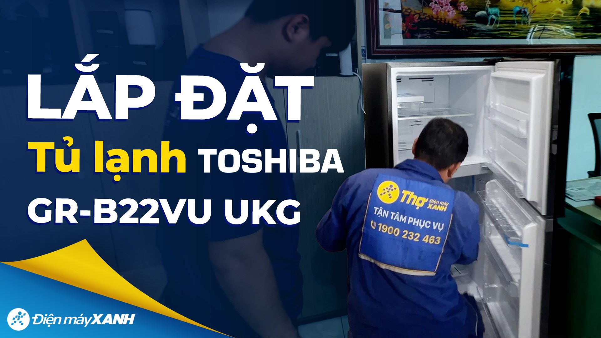 Tủ lạnh Toshiba Inverter 180 lít GR-B22VU UKG