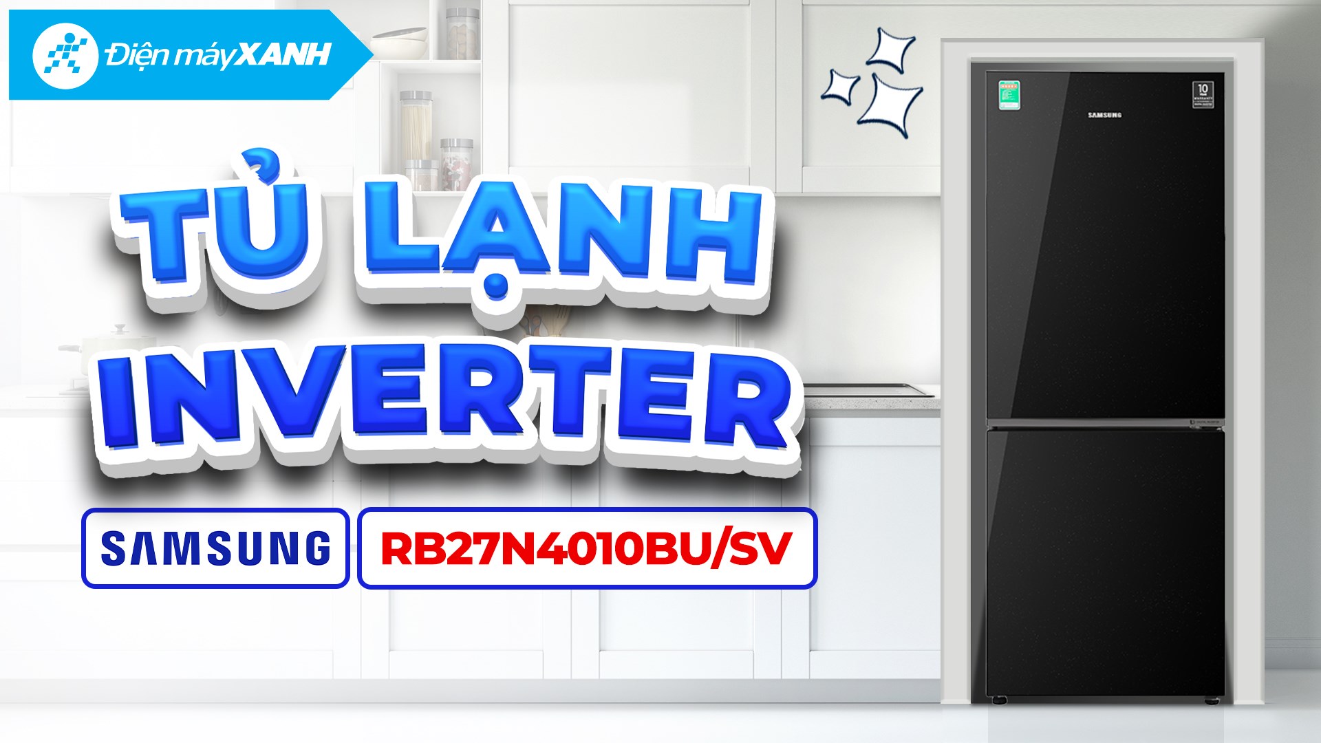 Tủ lạnh Samsung Inverter 280 lít RB27N4010BU/SV