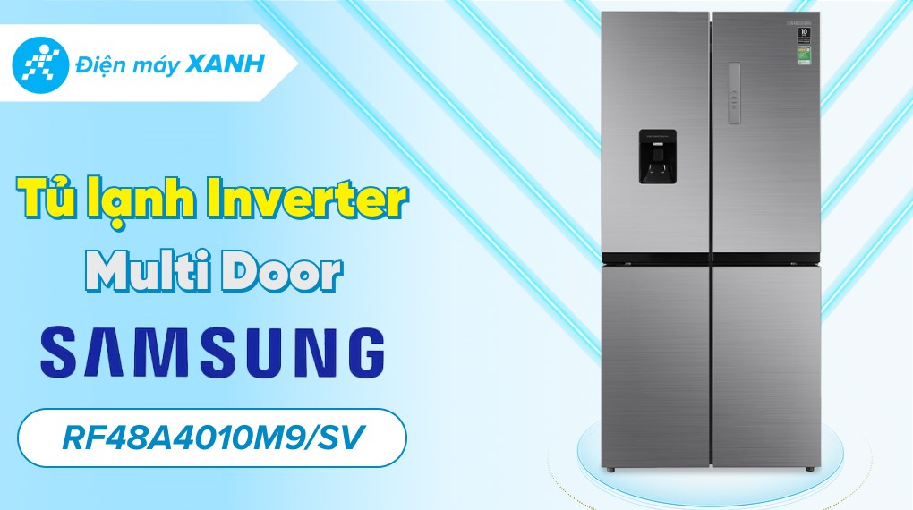 Tủ lạnh Samsung Inverter 488 lít Multi Door RF48A4010M9/SV