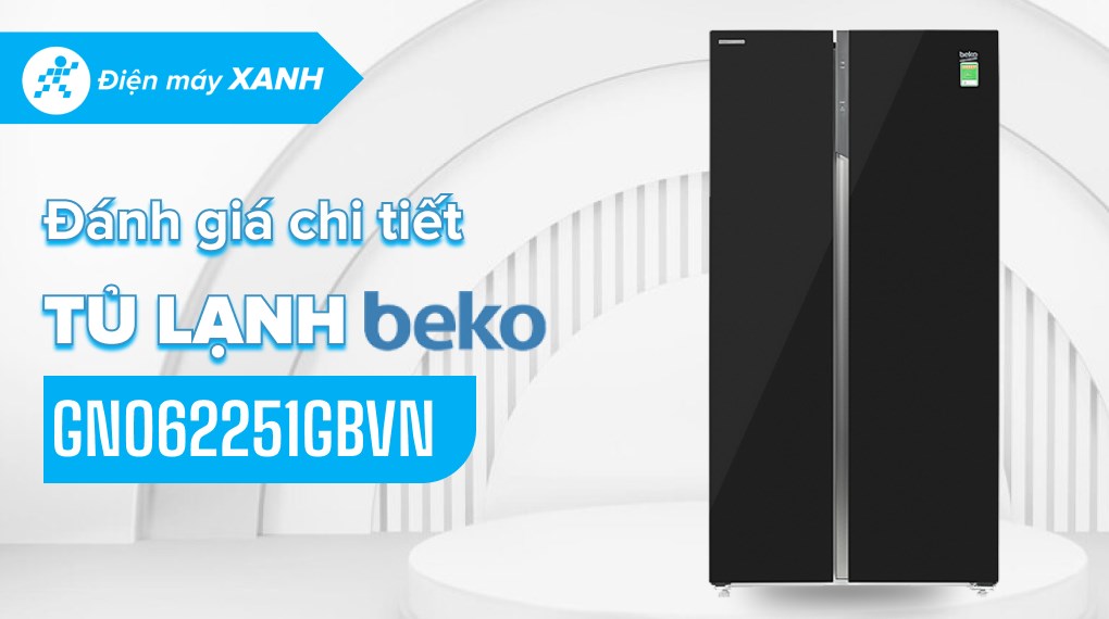 Tủ lạnh Beko Inverter 622 lít Side By Side GNO62251GBVN