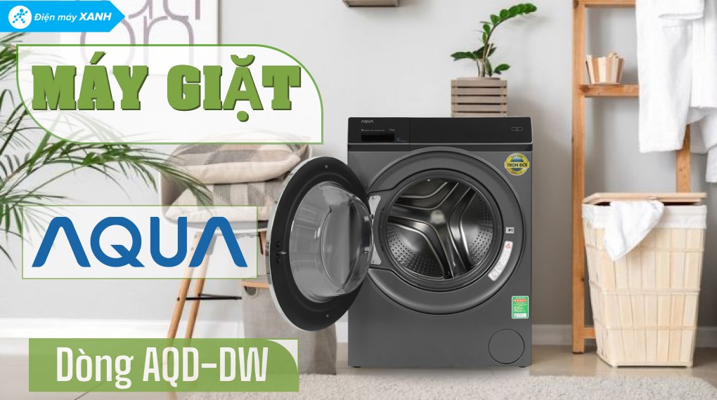 Máy giặt Aqua Inverter 10 kg AQD-DW1000J.BK
