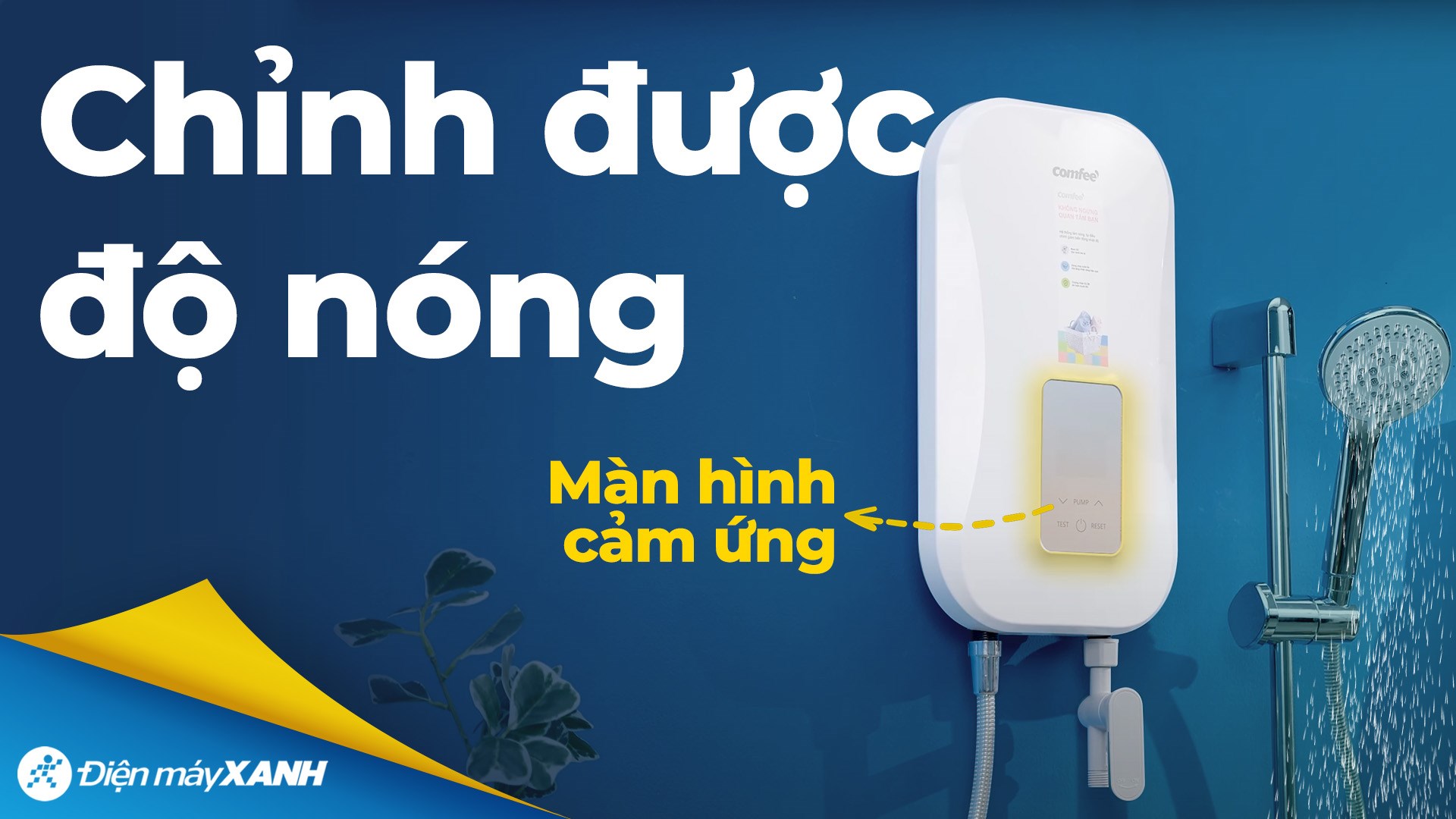 Máy nước nóng trực tiếp Comfee 4500W CWH-45EPGPVN(W)-CB