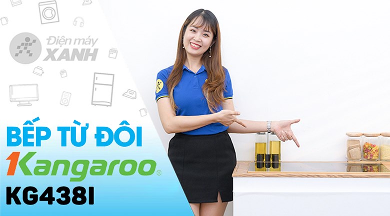 Bếp từ đôi lắp âm Kangaroo KG438I