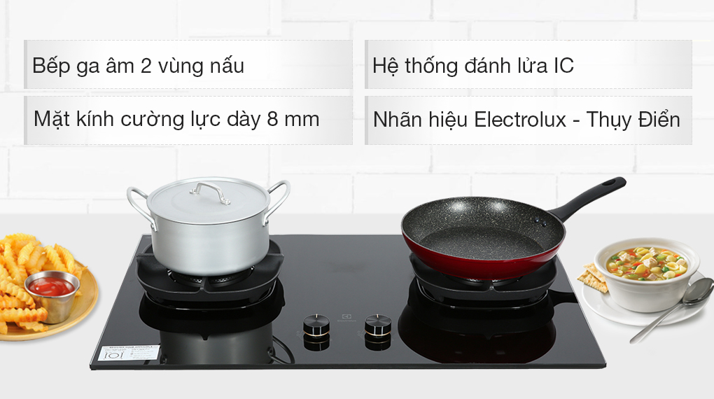 Bếp ga âm Electrolux EHG8250BC