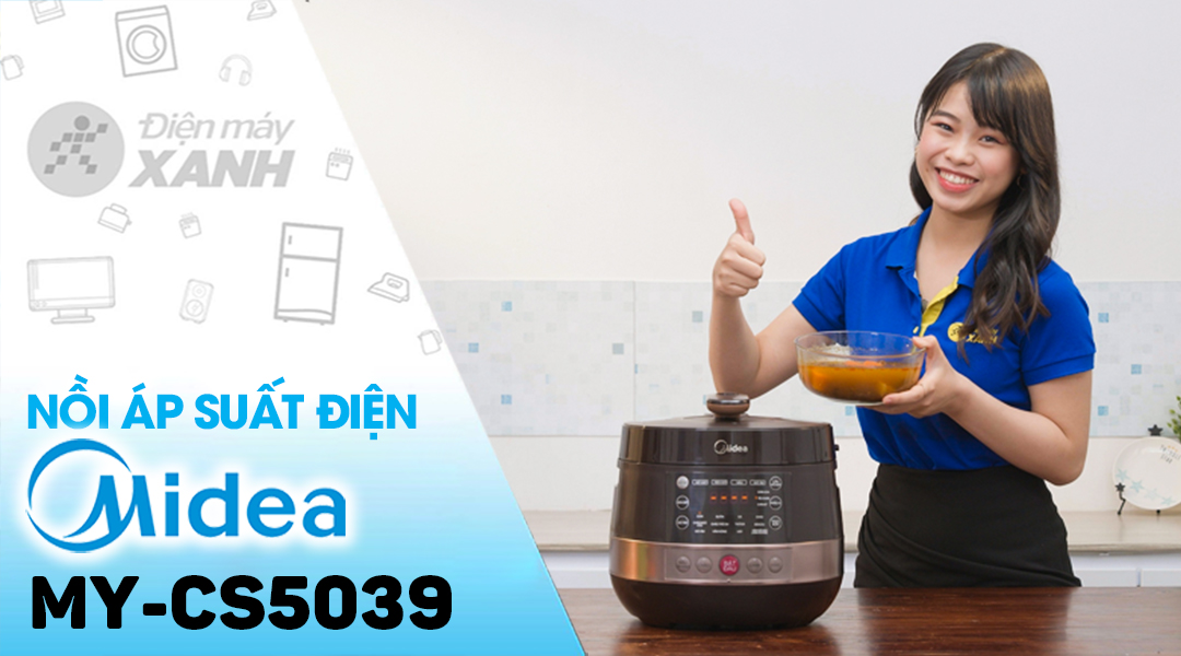 Nồi áp suất điện Midea MY-CS5039 5 lít