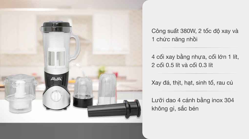 Máy xay sinh tố đa năng AVA SBL3196