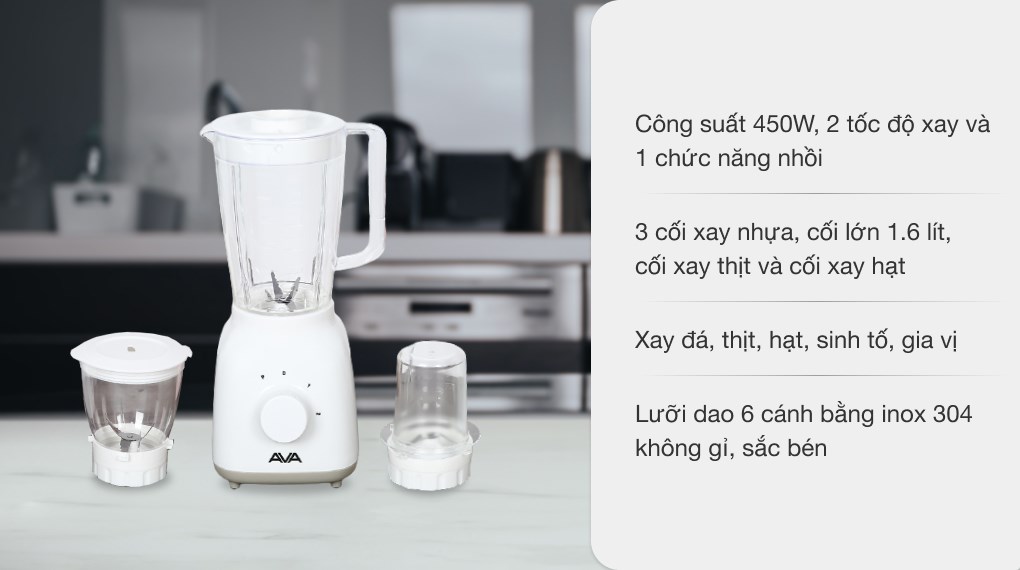 Máy xay sinh tố đa năng AVA YX-906N