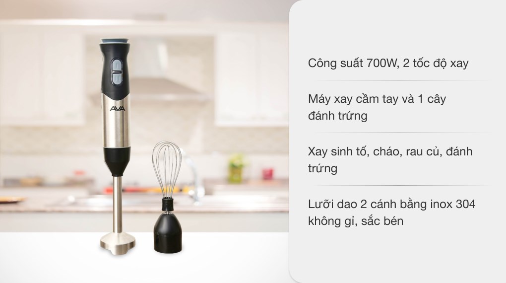 Máy xay sinh tố cầm tay AVA HB-748