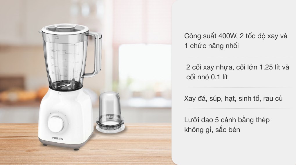 Máy xay sinh tố đa năng Philips HR2108