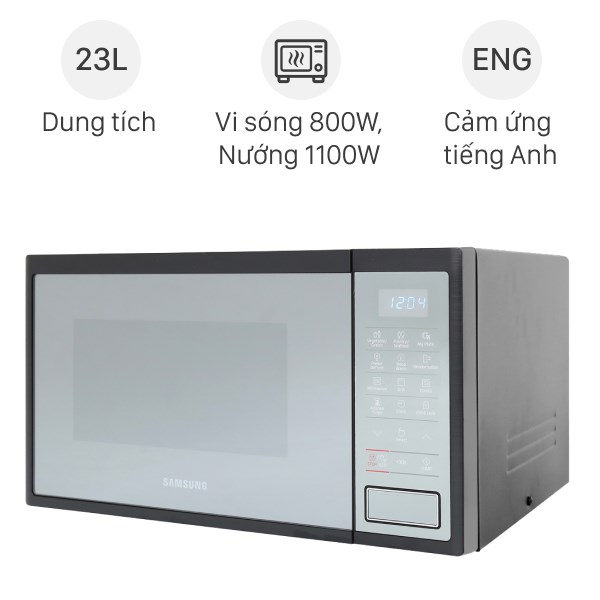 Lò vi sóng có nướng Samsung MG23J5133AM/SV-N 23 lít