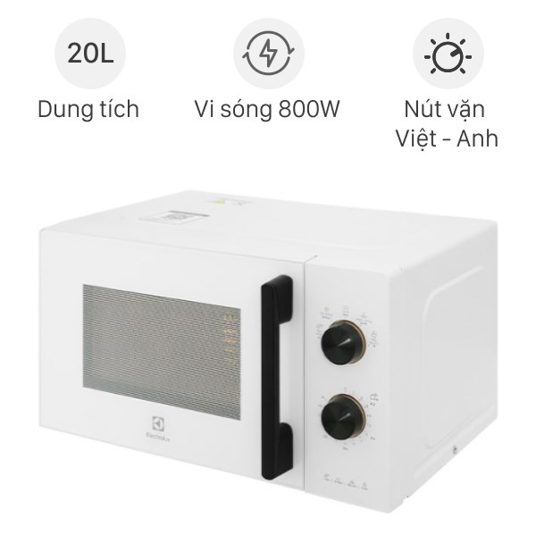 Lò vi sóng Electrolux EMM20K22W 20 lít