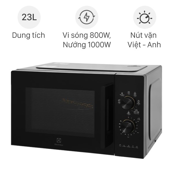 Lò vi sóng có nướng Electrolux EMG23K22B 23 lít