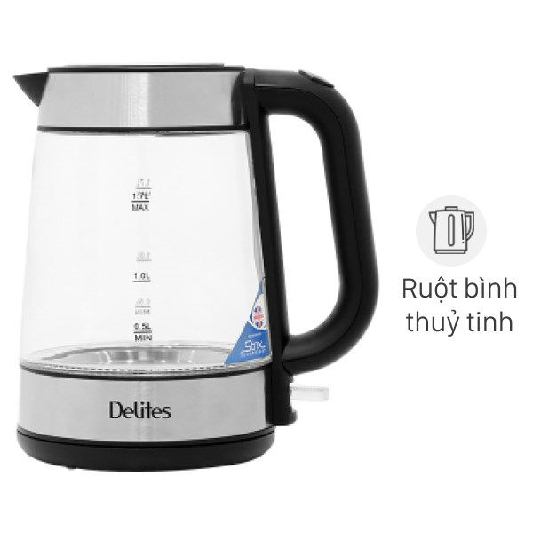 Bình đun siêu tốc Delites 1.7 lít FD-625