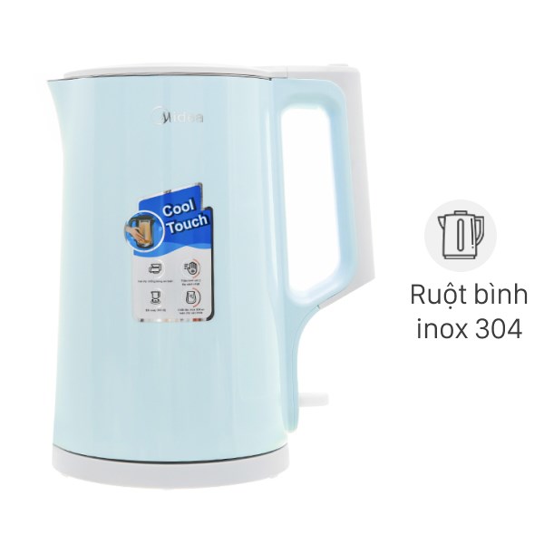 Bình đun siêu tốc Midea 1.7 lít MK-17DG