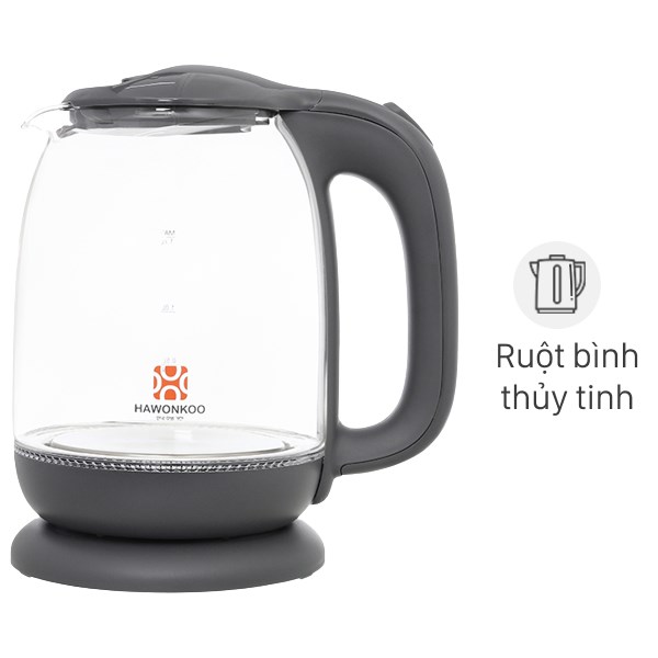 Bình đun siêu tốc Hawonkoo 1.7 lít KEH-170-GR