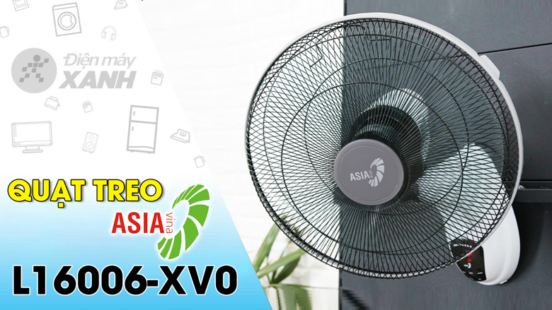 Quạt treo tường Asia 3 cánh L16006-XV0 55W