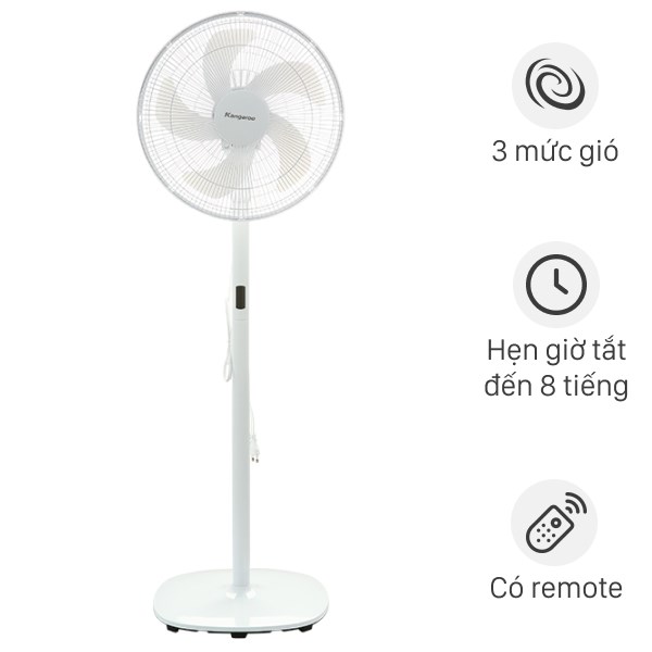 Quạt đứng Kangaroo 5 cánh KG726 45W