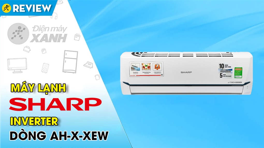 Máy lạnh Sharp Inverter 1 HP AH-X9XEW