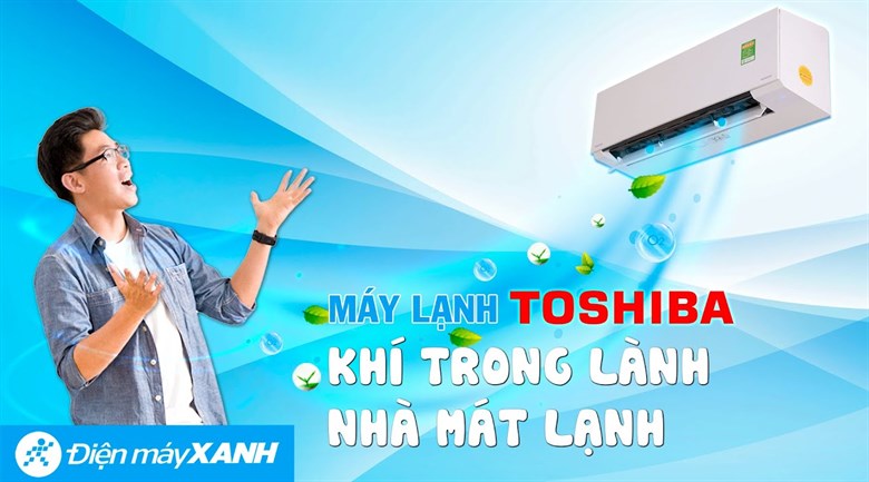 Máy lạnh Toshiba Inverter 1 HP RAS-H10E2KCVG-V