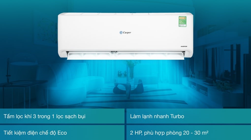 Máy lạnh Casper Inverter 2 HP GC-18IS32