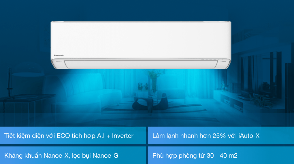 Máy lạnh 2 chiều Panasonic 2.5 HP CU/CS-XZ24XKH-8
