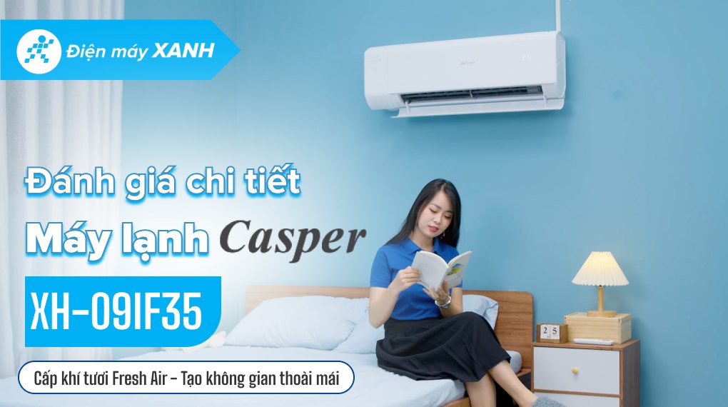 Máy lạnh 2 chiều Inverter 1 HP Casper XH-09IF35