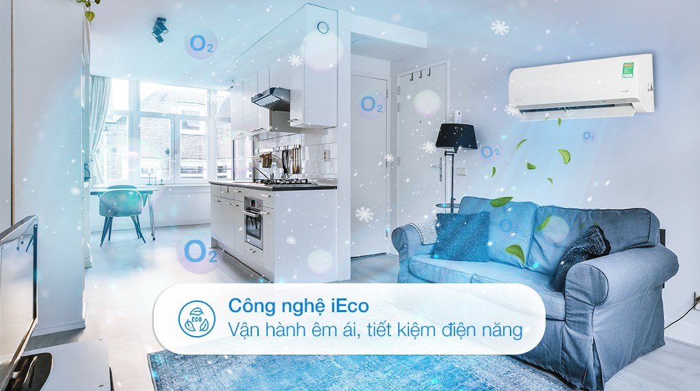 Máy lạnh Midea Inverter 1 HP MAFA-09CDN8 với giá thành phải chăng